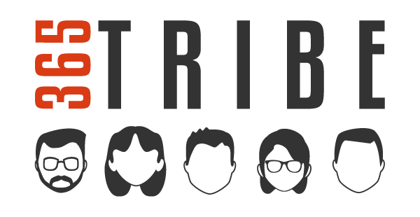 The 365 Tribe logo which has the words 365 and TRIBE with five cartoon faces underneath.